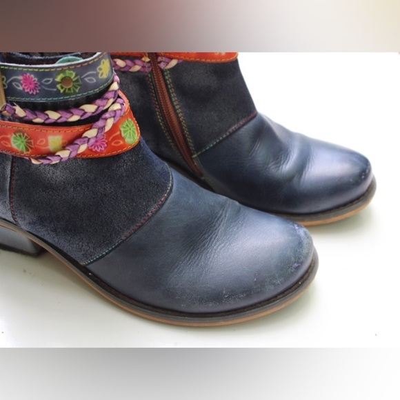 SOCOFY Handmade  Ankle  Boots - Picture 6 of 11